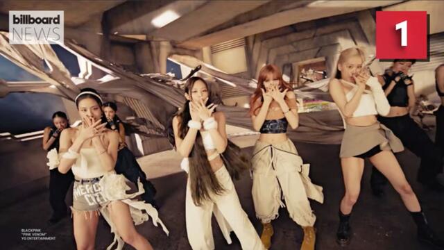 BLACKPINK’s ‘Pink Venom’ Tops Hot Trending Songs Chart for Second Week | Billboard News
