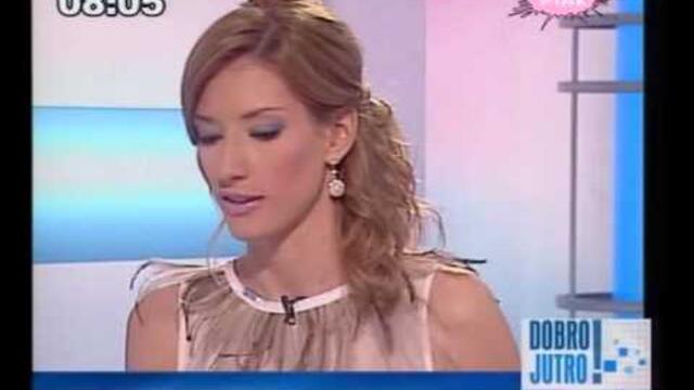 Jovana Jankovic sexy crossed legs