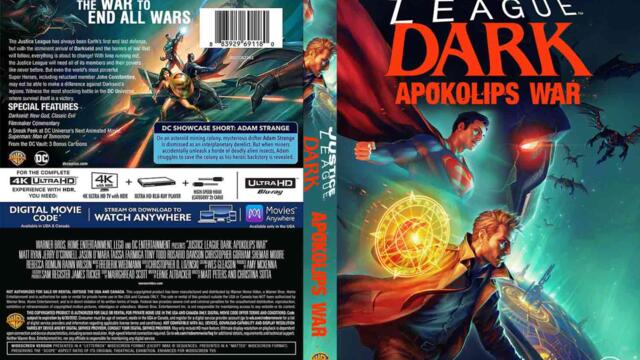 Тъмната лига на справедливостта: Войната на Апокалипс (синхронен екип, дублаж на Саунд Сити Студио, 05.07.2022 г.) (запис)