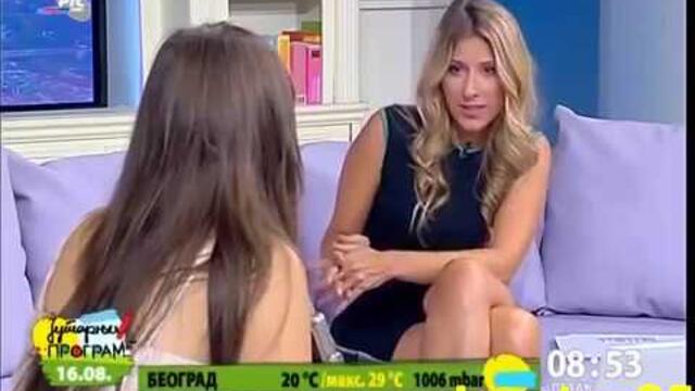 Kristina Radenkovic Tv Presenter from Serbia