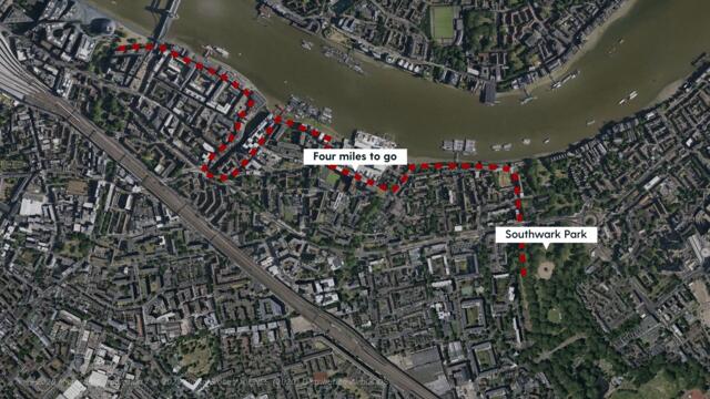 Queen's lying in state - route of queues