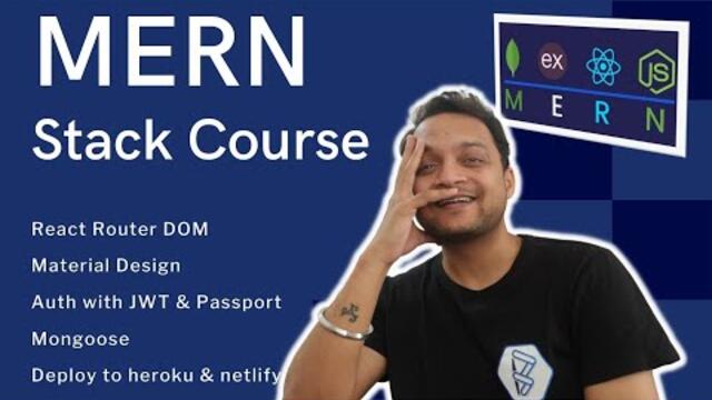 MERN stack full project course for beginners 2022-09-21 16:26