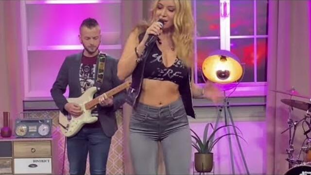 Lidija Bacic Lille - Zauvijek (Forever) recording in Tv studio