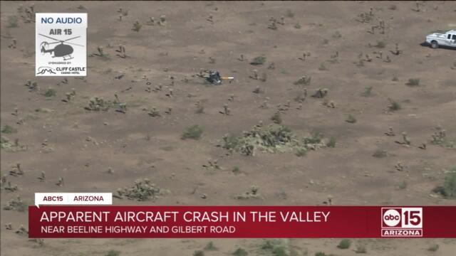 Apparent aircraft crash in the Valley