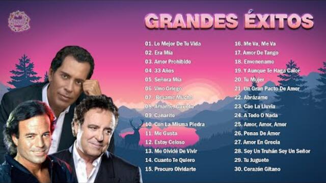 JOSÉ VELEZ, JULIO IGLESIAS, DYANGO TODOS SUS 30 GRANDES EXITOS INMORTALES - CANCIÓN DE AMOR