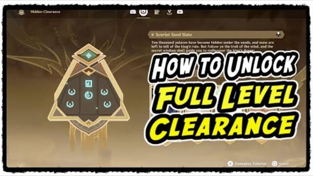 Scarlet Sand Slate How To Unlock Full Clearance Level Genshin Impact scarlet-sand-slate-how-to-unlock-full-clearance-level-genshin-impact