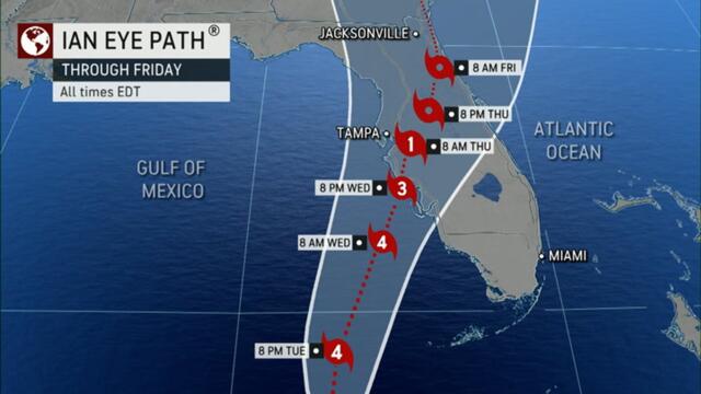 Here's where Ian is expected to cause the most problems in Florida