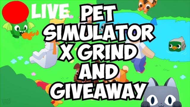 🔴 LIVE | Pet Simulator X | Giveaway| Rexx BG