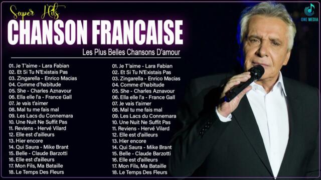 Les Plus Belles Chansons D'amour 💝Joe Dassin, Charles Aznavour, Frédéric François, Pierre Bachelet
