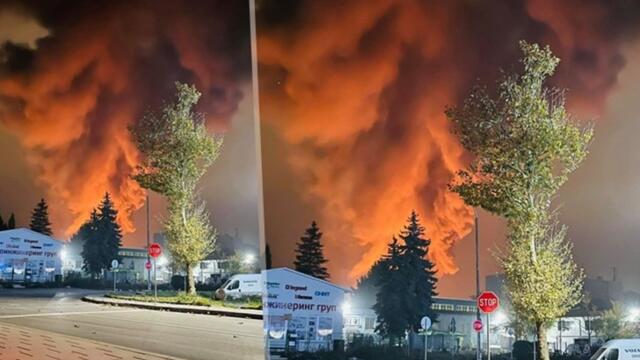 Голям пожар гасят във Варна днес в изборният ден - във варненския квартал "Владислав Варненчик"