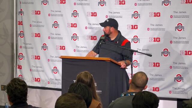 Ohio State Head Coach Ryan Day Discusses 49-10 Win Over Rutgers