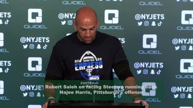 Jets' Robert Saleh on Facing Pittsburgh Steelers Offense, Najee Harris
