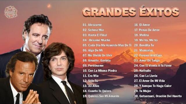 BALADAS ROMÁNTICAS DEL AYER VIEJITAS DEL RECUERDO - JULIO IGLESIAS, DYANGO, CAMILO SESTO