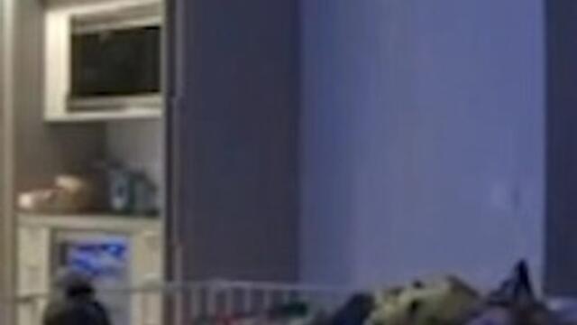 Mother Quickly Tosses Off Toddler as He Falls on Top of Baby Sister