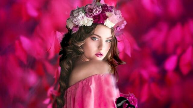 Это просто чудо! Впервые в жизни ЭТО увидела! Музыка Влюбленная осень