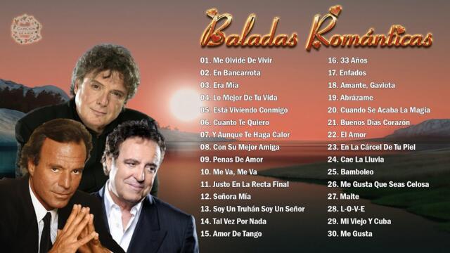 BRAULIO GARCÍA, DYANGO, JULIO IGLESIAS PURO 30 ÉXITOS ROMÁNTICOS INOLVIDABLES - CANCIÓN DE AMOR
