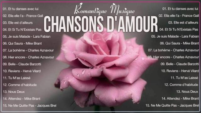 Les Plus Belles Chansons D'Amour Françaises💜Joe Dassin, C Jérome, Pierre Bachelet, Frédéric François