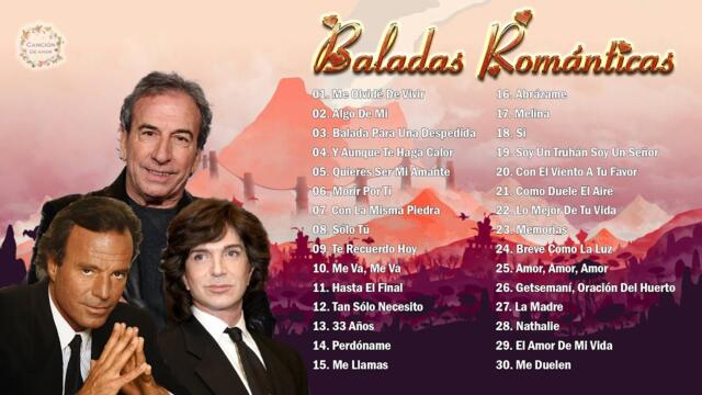 JULIO IGLESIAS, CAMILO SESTO, JOSÉ LUIS PERALES TODOS SUS 30 GRANDES EXITOS INMORTALES