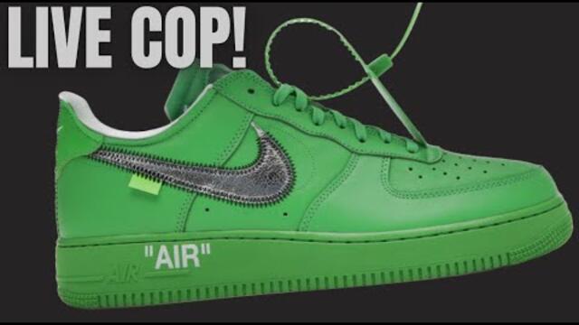 LIVE COP : OFF WHITE AF 1 'BROOKLYN'