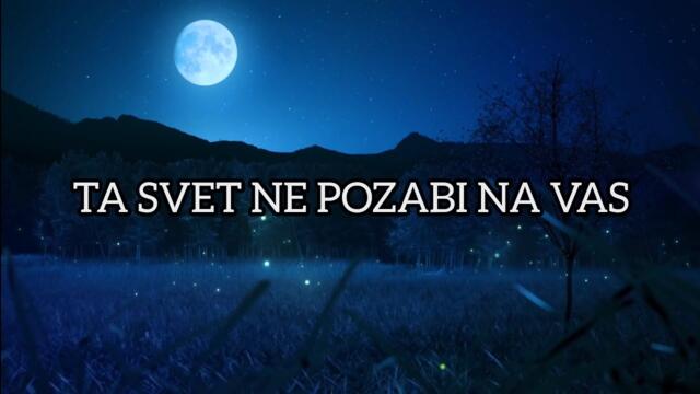 Nejc Kastelic - 2022 - Ta svet ne pozabi na vas (Official Lyric Video)