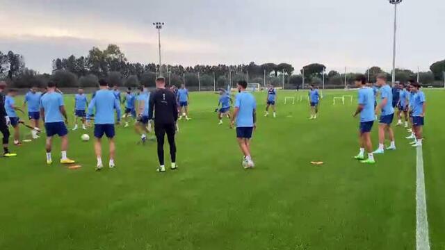 Lazio - Sturm Graz, la rifinitura a Formello