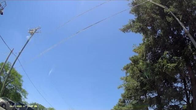 Car Collides With Another Car on Road