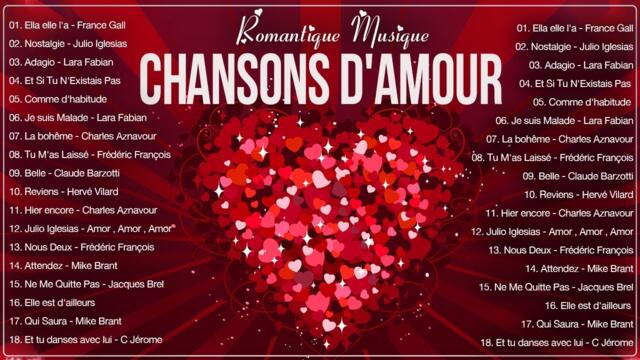 Les Plus Belles Chansons D'Amour Françaises 💖Joe Dassin, C Jérome, Michel Sardou, Dalida