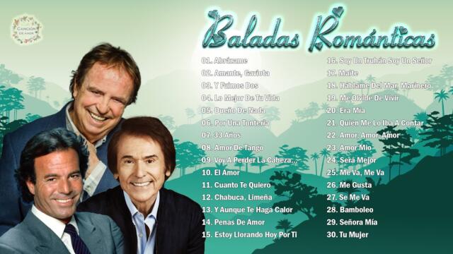 DYANGO, RAPHAEL, JULIO IGLESIAS SUS MÁS HERMOSA CANCIONES - 30 GRANDES ÉXITOS