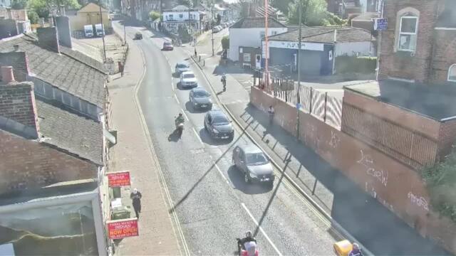 Motorcyclist who smashed into three young girls at nearly twice speed limit is jailed