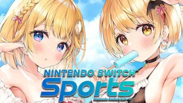 【Switch Sports】Mel VS Amelia！スポーツ対決！！！【ホロライブ/夜空メル&AmeliaWatoson】
