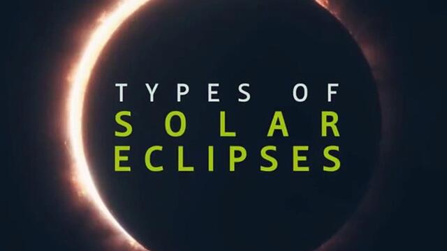 There are different types of solar eclipses