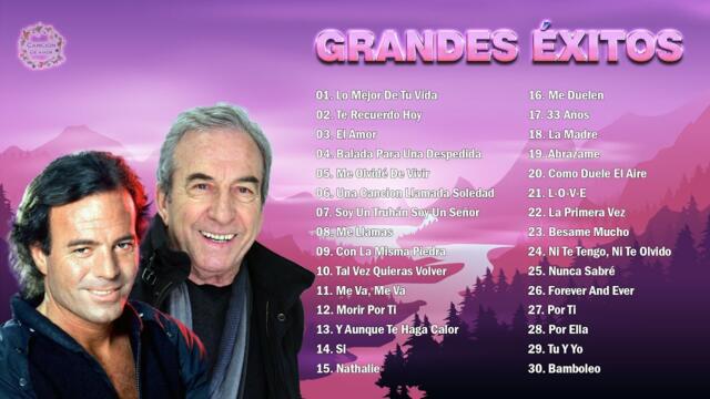 2 HORA DE MÚSICA ROMÁNTICA VIEJITAS PERO BONITAS 80 90S - JULIO IGLESIAS Y JOSÉ LUIS PERALES