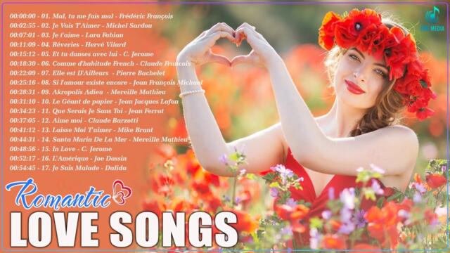 Les Plus Belles Chansons D'Amour ✨🌟 Frédéric François, Michel Sardou, Lara Fabian, Pierre Bachelet