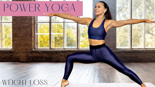 `Power Yoga Workout for Weight Loss: Full Body Toning and Incredible Flexibility Flow