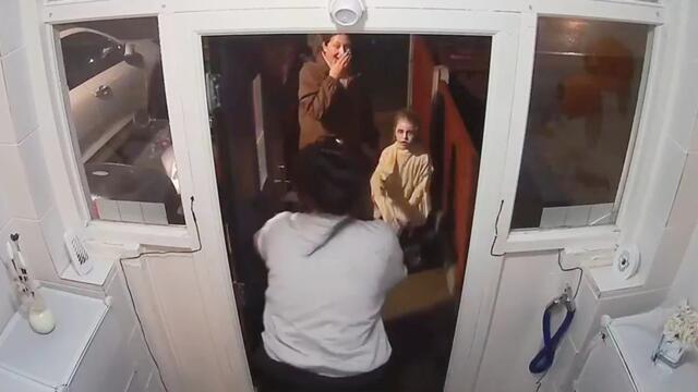 Woman slapped with regret after accidentally giving trick-or-treaters the middle finger