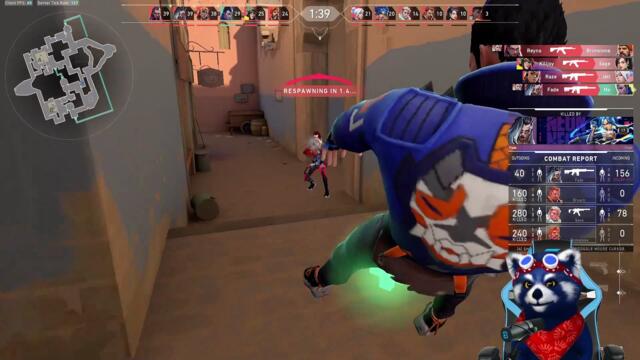 Valorant death match Yoru game play