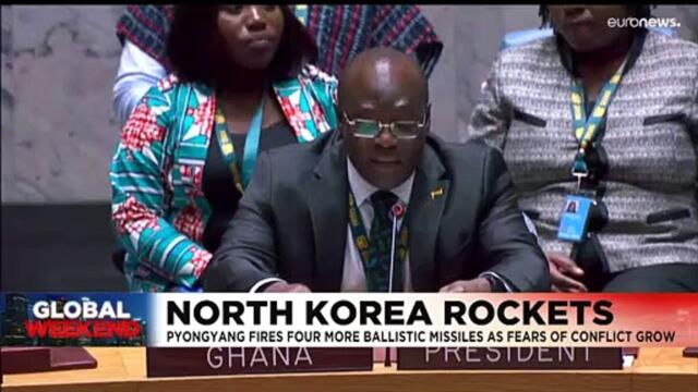 North Korea fires more missiles as US flies bombers over the south