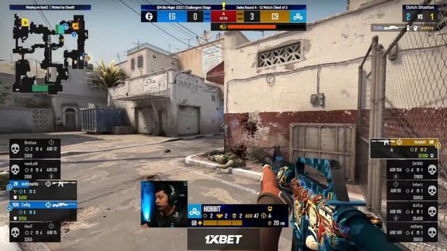 LOSER IS OUT! Cloud9 vs EG - HIGHLIGHTS - IEM Rio Major 2022 l CSGO