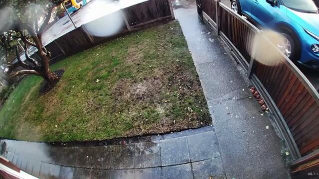 Car hits house after hit and run crash