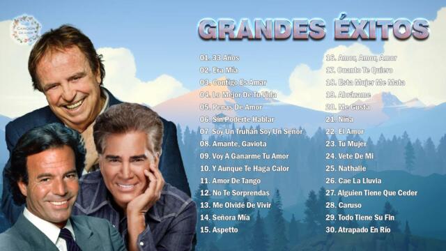 BALADAS ROMÁNTICAS DEL AYER VIEJITAS DEL RECUERDO - DYANGO, JOSÉ LUIS RODRÍGUEZ, JULIO IGLESIAS