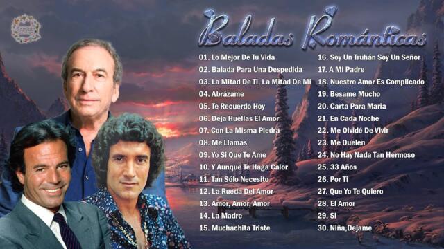 DANNY DANIEL, JULIO IGLESIAS, JOSÉ LUIS PERALES MIX 30 SUPER ÉXITOS ROMÁNTICOS DEL RECUERDO