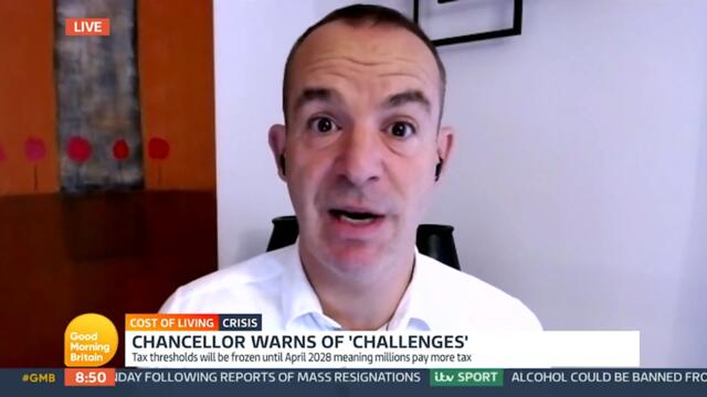 Money-saving expert Martin Lewis has warned that the 'squeezed middle' will feel the pinch from Jeremy Hunt's autumn statement the most