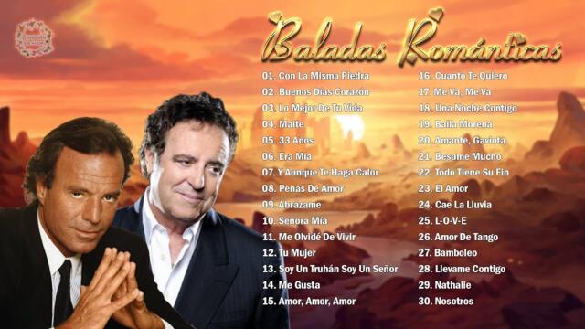 2 HORA DE MÚSICA ROMÁNTICA INOLVIDABLES DEL AYER DE DYANGO Y JULIO IGLESIAS