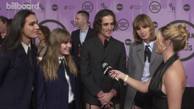 Måneskin Discuss the Success of “Beggin” & Blowing Up on TikTok | AMAs 2022