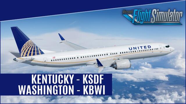 Kentucky To Washington | Live Full Flight United A320 NEO MSFS 2020