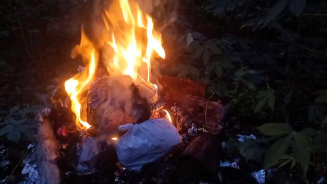 Burning Trash