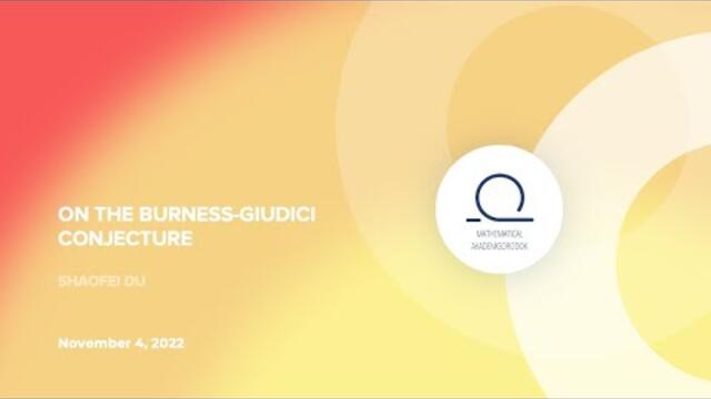 Shaofei Du, On the Burness Giudici conjecture