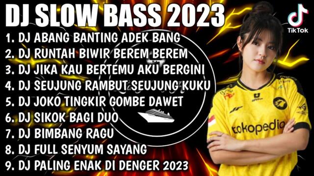 DJ SLOW BASS 2022 - DJ ABANG BANTING DEDEK BANG X DJ RUNTAH DOEL SUMBANG VIRAL FUL BASS REMIX