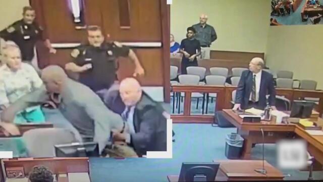 A&E|Court Cam|Man Charges at Lawyer with a Shank|S2|E201
