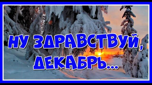 "Ну здравствуй, декабрь! Мы тебя ждали... Здравствуй, зимушка-зима!"